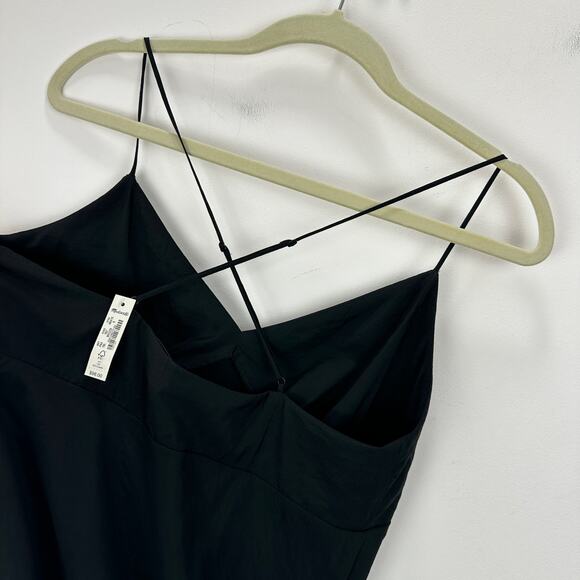 Madewell Sleek Black Midi Dress - Picture 11 of 15